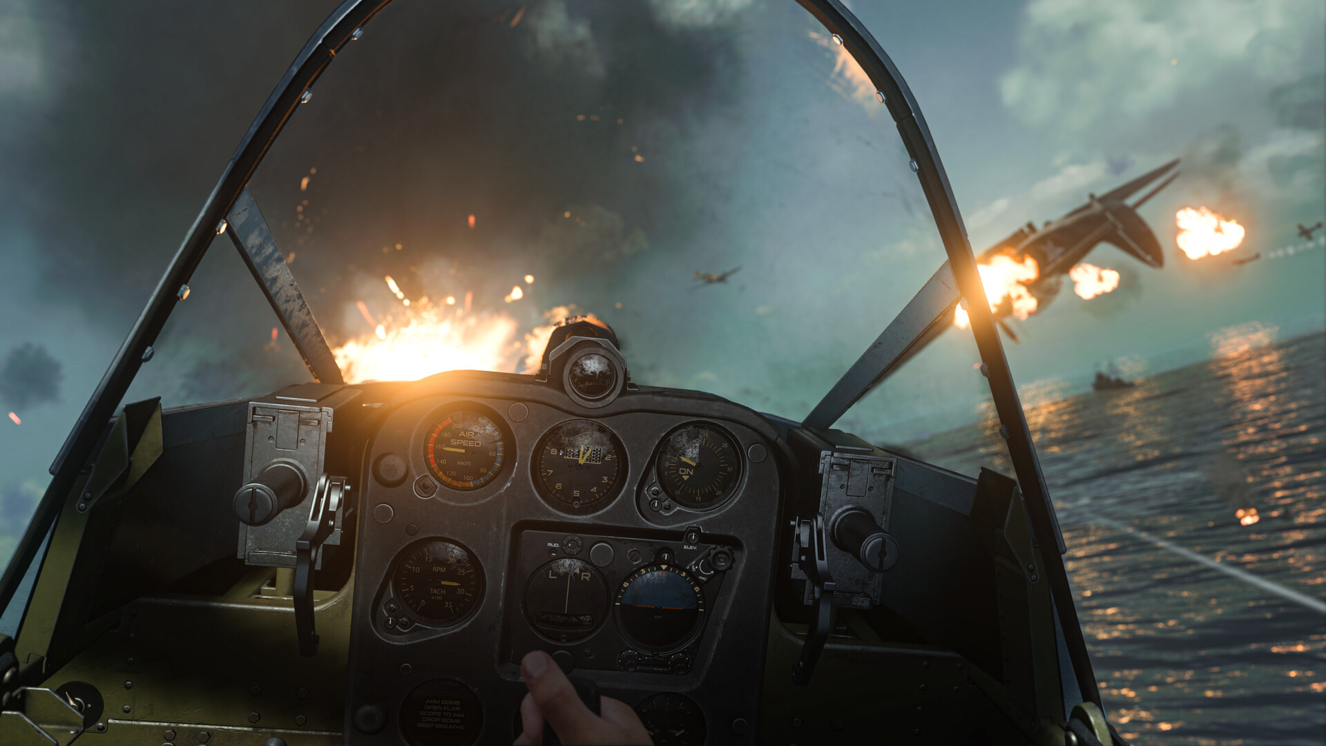 Surviving undead horde in Der Anfang hub in Call of Duty: Vanguard Zombies screenshot