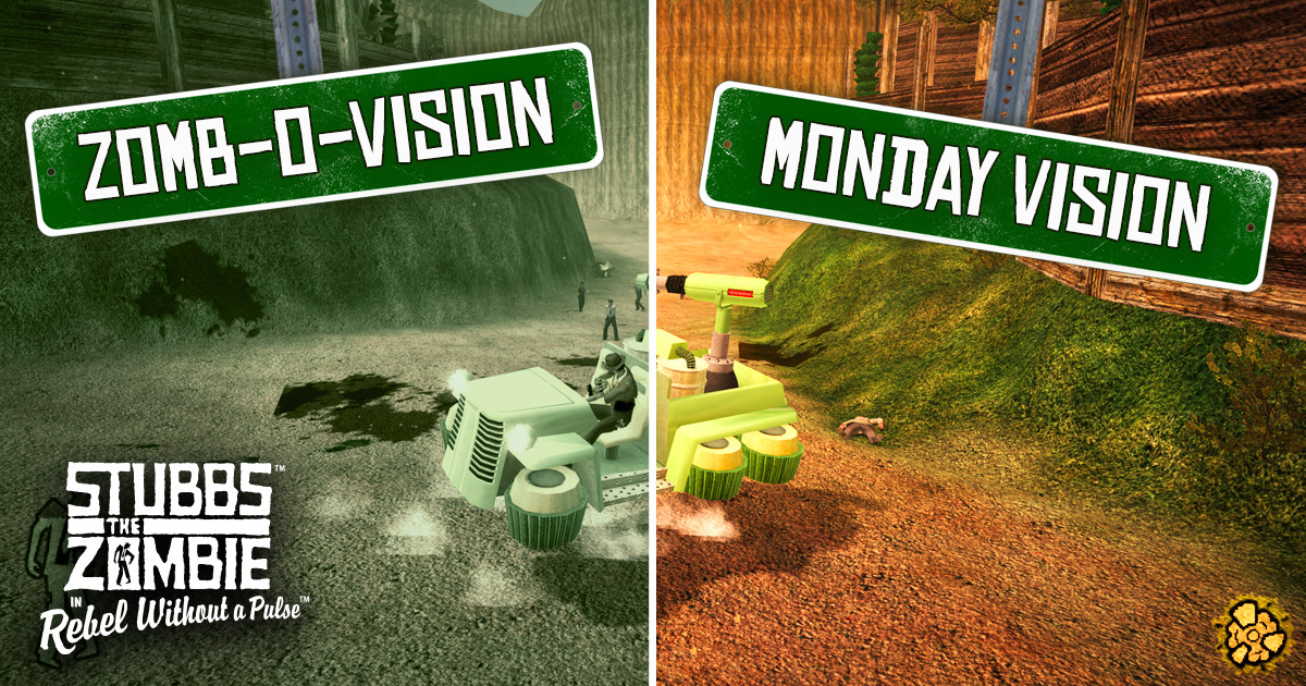 Stubbs the Zombie in Rebel Without a Pulse Preview 1